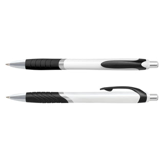 Agogo Jet Pen - White Barrel (Black)