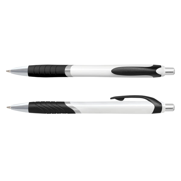 Quartz Jet Pen -  White Barrel (Black)