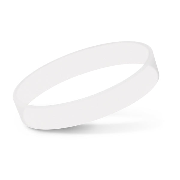 Rally Silicone Wrist Band - Indent (Clear)