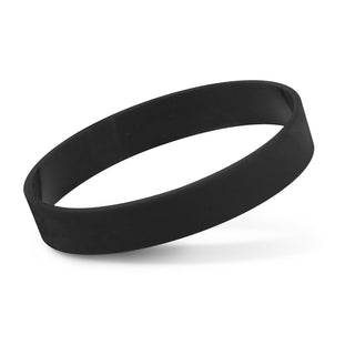 Agogo Silicone Wrist Band - Indent (Black)