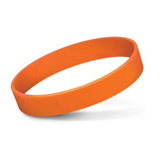 Agogo Silicone Wrist Band - Indent (Orange)