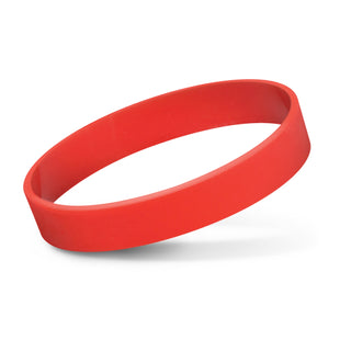 Agogo Silicone Wrist Band - Indent (Red)