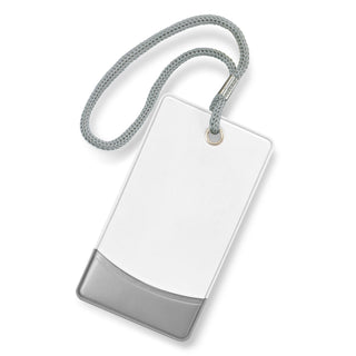 Agogo Trekka Luggage Tag (White/Silver)