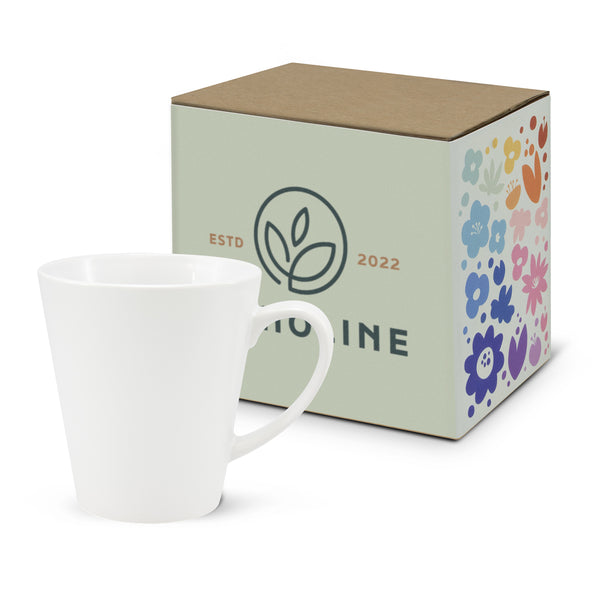 Basin Latte Coffee Mug (White)