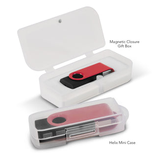 Vector Helix 4GB Mix & Match Flash Drive (Teal) — Gift Case