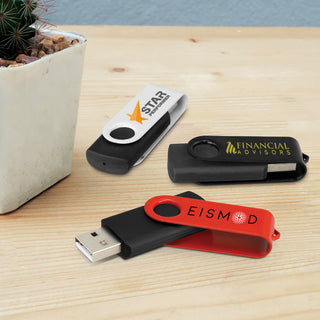 Agogo Helix 4GB Mix & Match Flash Drive (Orange)