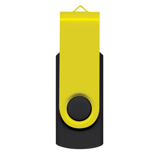 Agogo Helix 4GB Mix & Match Flash Drive (Yellow)