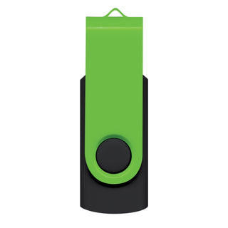 Agogo Helix 4GB Mix & Match Flash Drive (Bright Green)