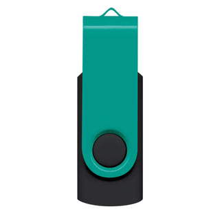 Agogo Helix 4GB Mix & Match Flash Drive (Teal)