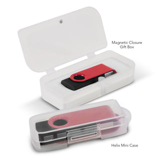 Cipher Helix 8GB Flash Drive (Purple/Black) — Case