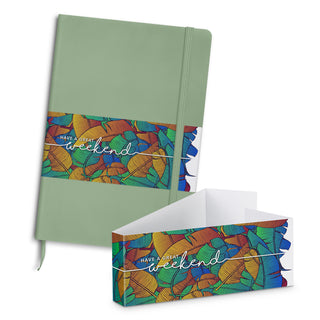 Omega Notebook (Dark Green) — Belly Band