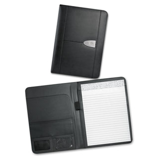 Agogo Sovrano Leather Portfolio - Large (Black)