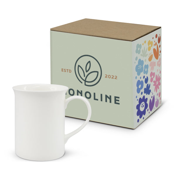 Royal Bone China Coffee Mug (White)