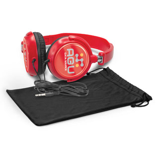 Signal Headphones (Bright Green) — Carry Bag