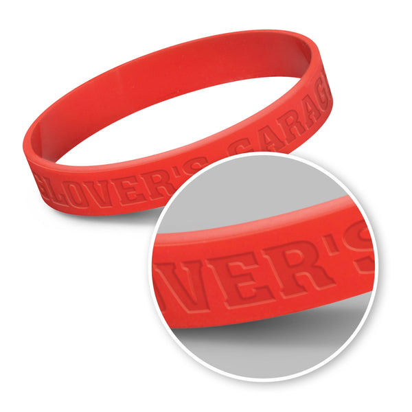 Silicone Silicone Wrist Band (Clear)