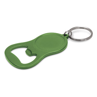 Agogo Chevron Bottle Opener Key Ring (Matt Green)