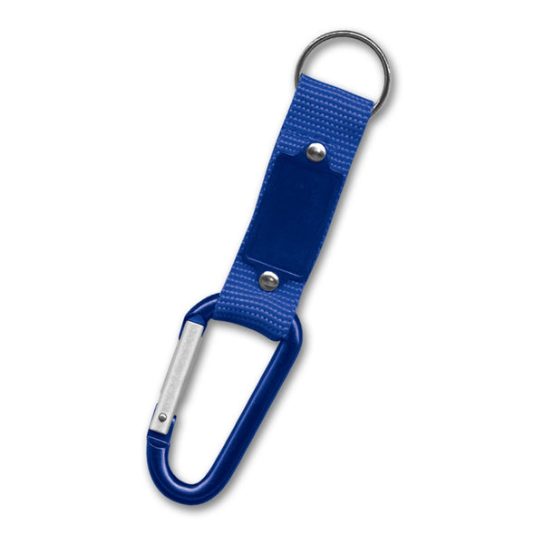 Clip Carabiner Key Ring (Blue)