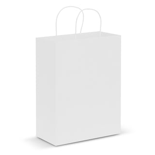 Agogo Paper Carry Bag - Large (White)