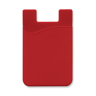 Agogo Silicone Phone Wallet (Red)