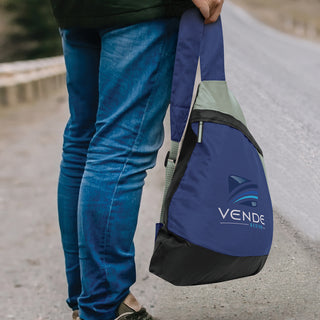Greystone Varsity Slinger Bag (Light Blue) — Feature