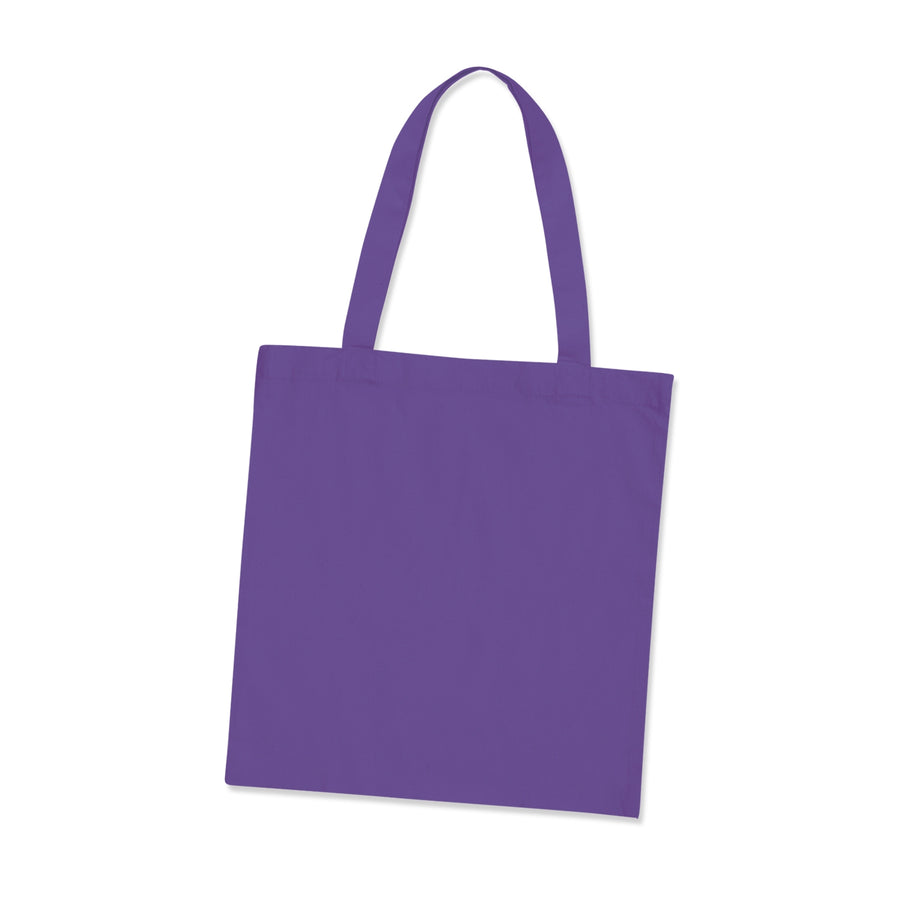 Linen Cotton Tote Bag - Colours (Purple)