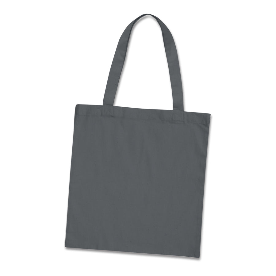 Linen Cotton Tote Bag - Colours (Charcoal)