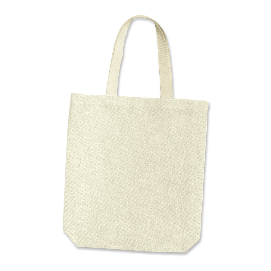 Grain Jute Tote Bag (White)