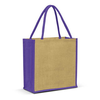 Printwear Monza Jute Tote Bag (Purple)