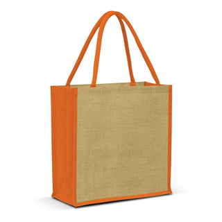 Printwear Monza Jute Tote Bag (Orange)