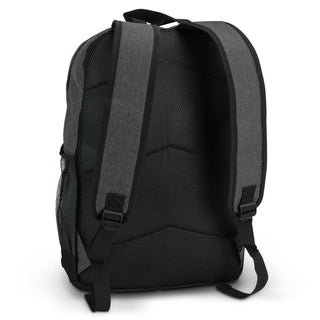 Traverse Backpack (Heather Grey) — Back
