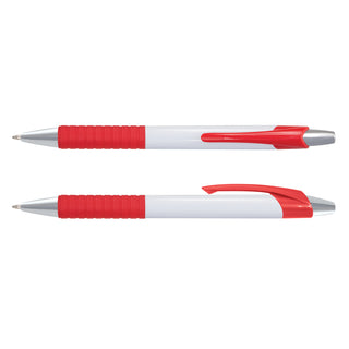 Agogo Cleo Pen - White Barrel (Red)