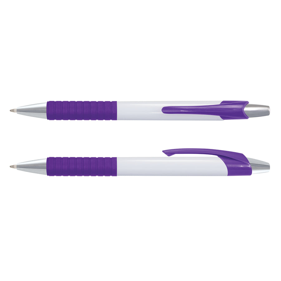 Cleo Pen (White/Purple)