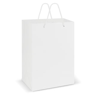 Agogo Laminated Carry Bag - Large (White)