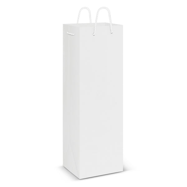 Harbour Laminated Wine Bag (White)