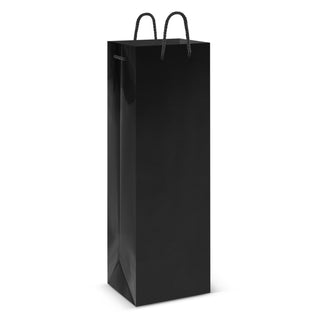 Agogo Laminated Wine Bag (Black)