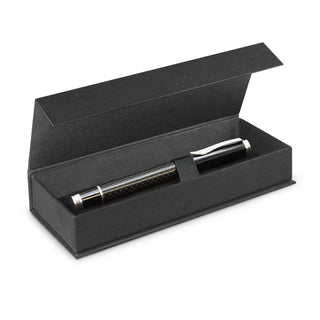 Onyx Rolling Ball Pen (Carbon Fibre/Black) — Optional Gift Box