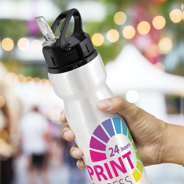 Torrent Bottle - Flip Cap (Silver)