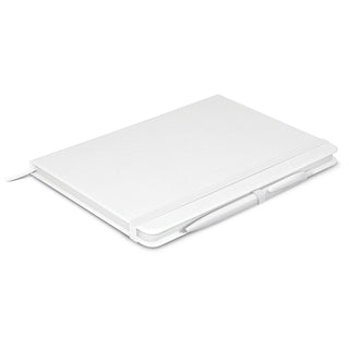 Agogo Omega Notebook With Pen (White)