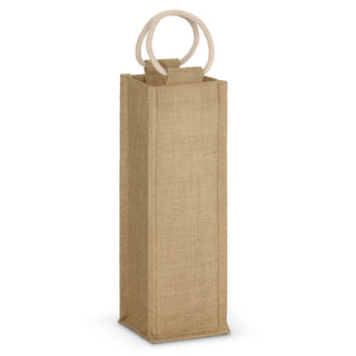 Printwear Napoli Jute Wine Carrier (Natural)