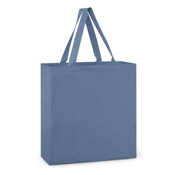 Canvas Cotton Tote Bag - Colours (Slate Blue)