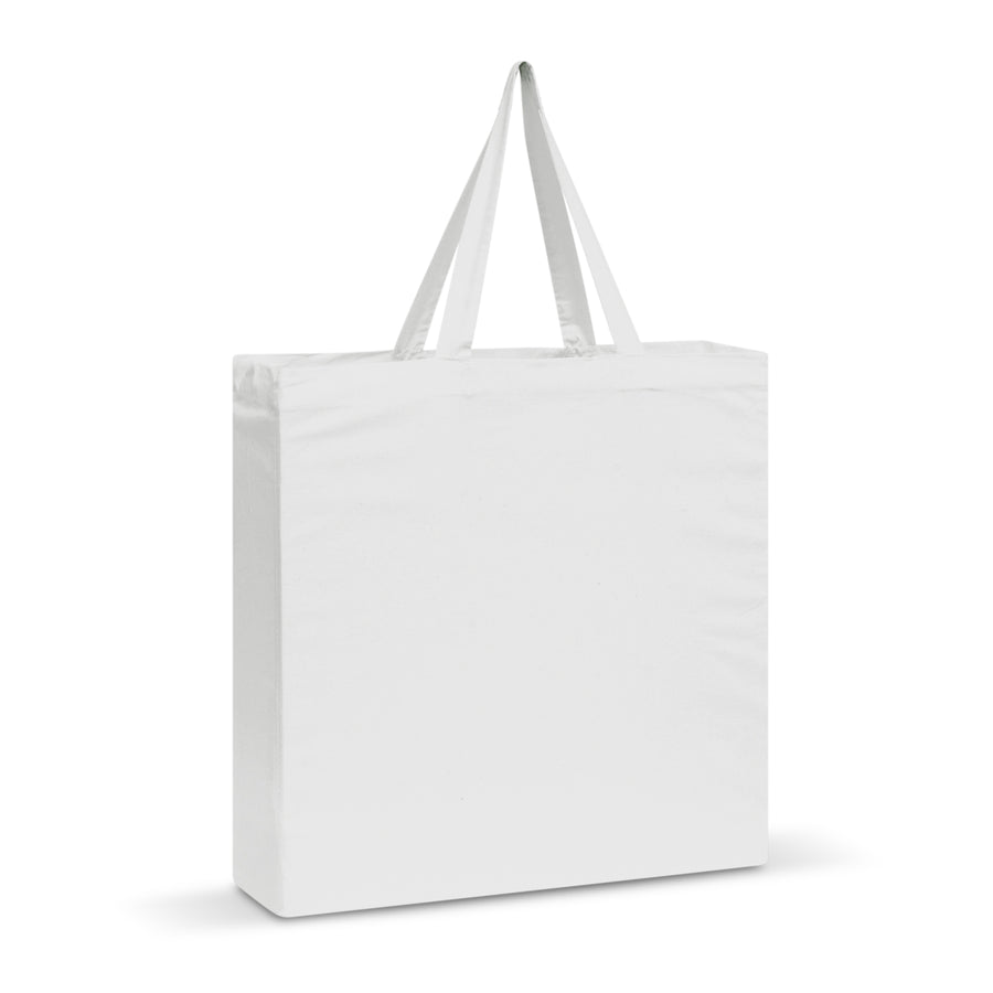Canvas Cotton Tote Bag - Colours (White)