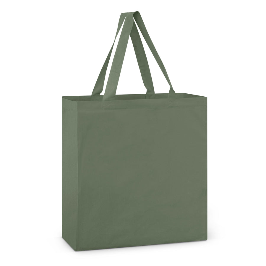 Canvas Cotton Tote Bag - Colours (Olive)