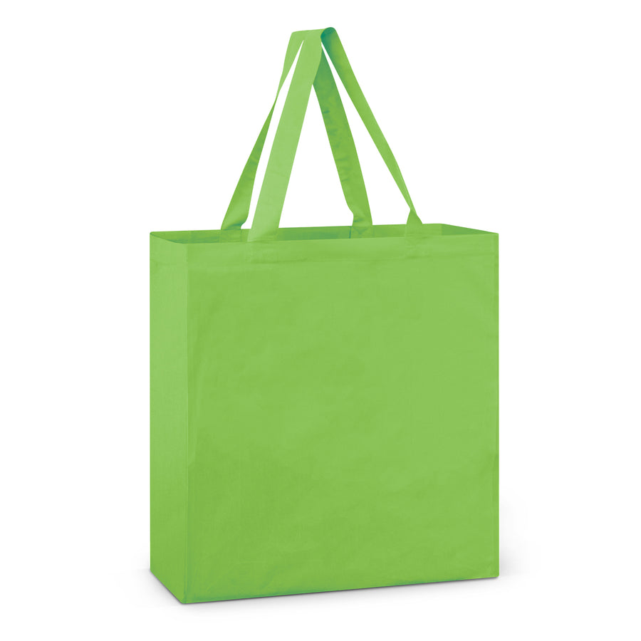 Canvas Cotton Tote Bag - Colours (Bright Green)
