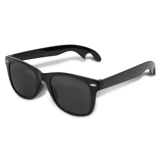 Agogo Malibu Sunglasses - Bottle Opener (Black with Black lenses)