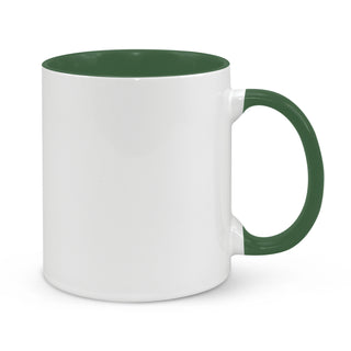 Agogo Madrid Coffee Mug - Two Tone (Dark Green)