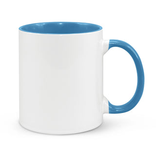 Agogo Madrid Coffee Mug - Two Tone (Light Blue)