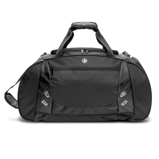 Swiss Peak Weekend or Sport Bag (Black) — Front