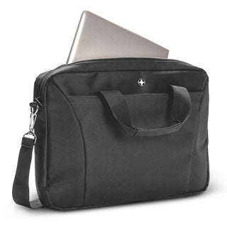 Swiss Peak 38cm Laptop Bag (Black)