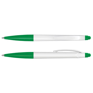 Agogo Spark Stylus Pen - White Barrel (Green)