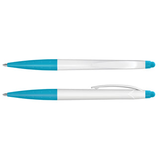 Agogo Spark Stylus Pen - White Barrel (Light Blue)